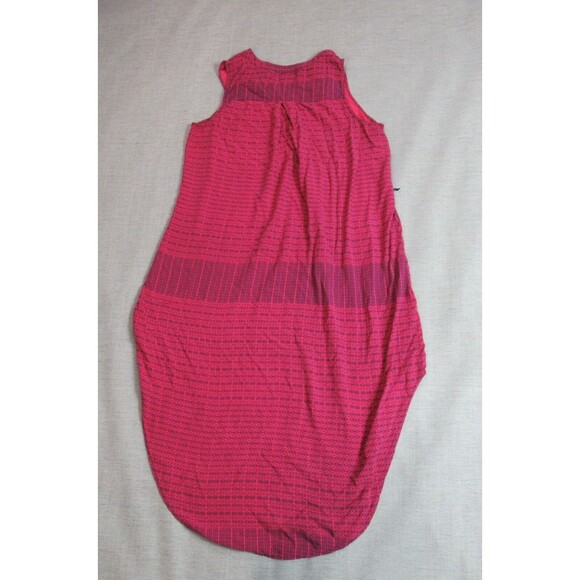 ANA Dress Womens Size XL Pink Sleeveless Geometric Boho Shift Midi Lounge Casual - Picture 5 of 10